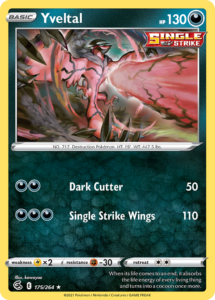 Yveltal — SWSH08: Fusion Strike #175/264