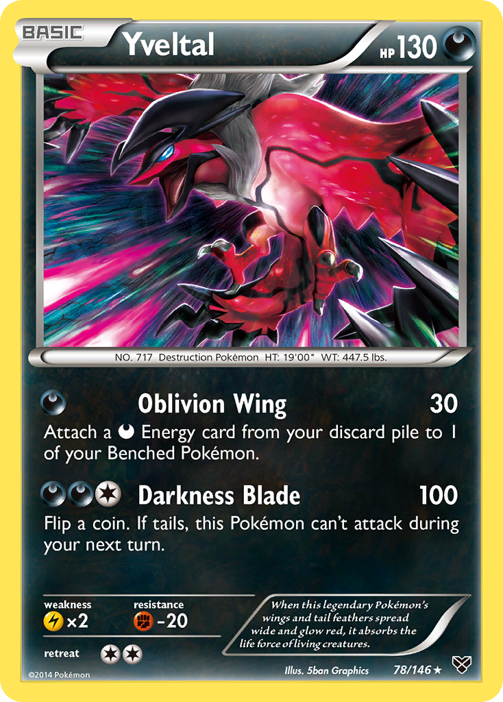 Yveltal — XY Base Set #78/146