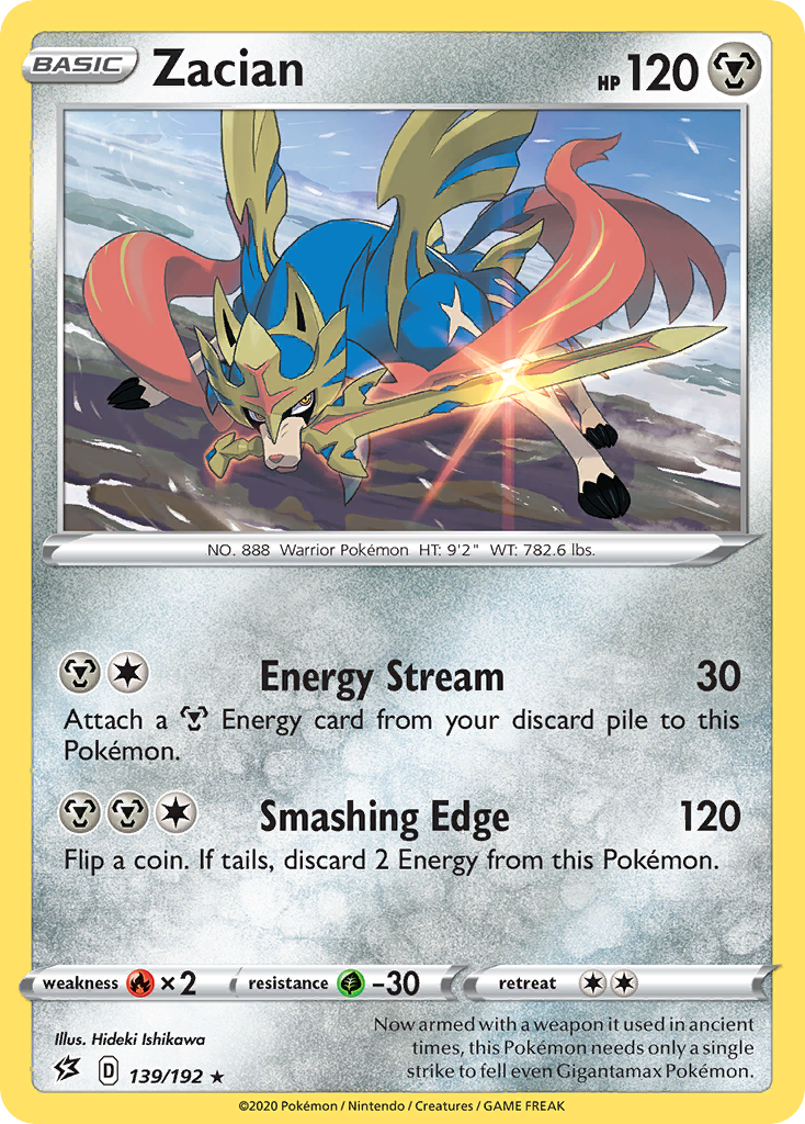 Zacian — Deck Exclusives #139/192