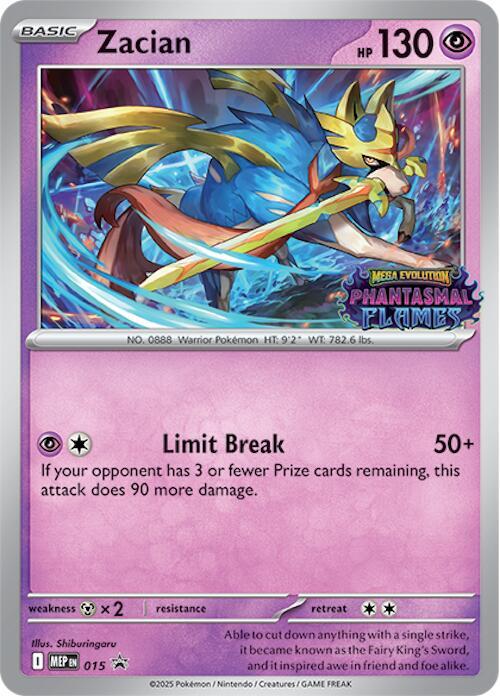 Zacian — ME: Mega Evolution Promo #015