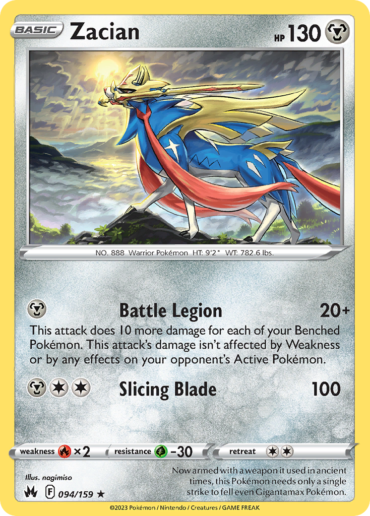 Zacian — SWSH: Crown Zenith #094/159