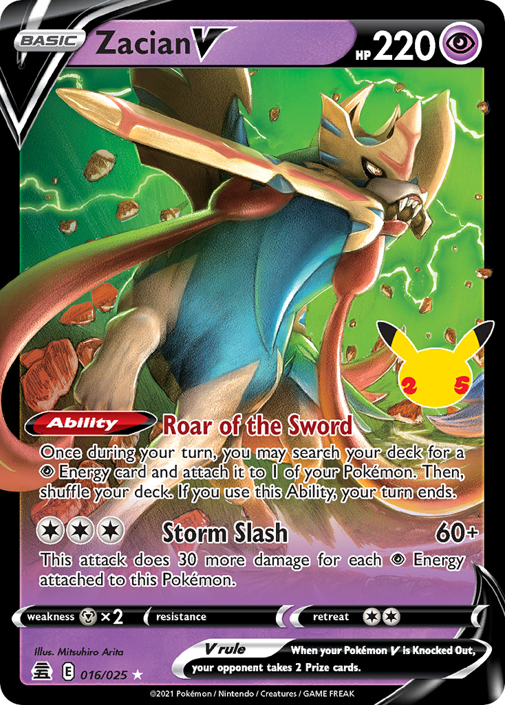 Zacian V — Celebrations #016/025