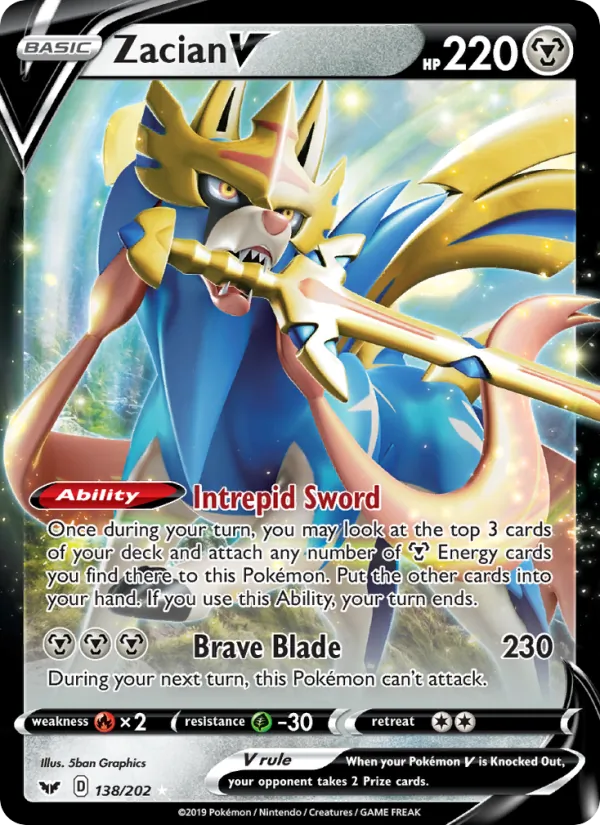 Zacian V — Jumbo Cards #138/202