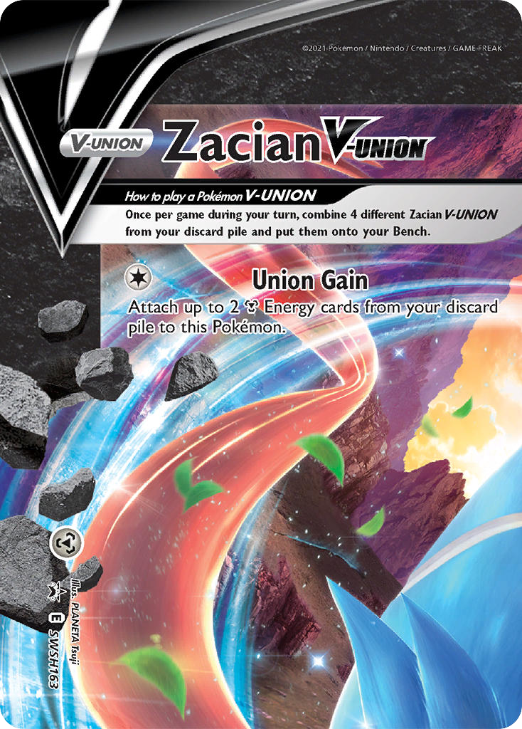 Zacian V-UNION — SWSH: Sword & Shield Promo Cards #SWSH163