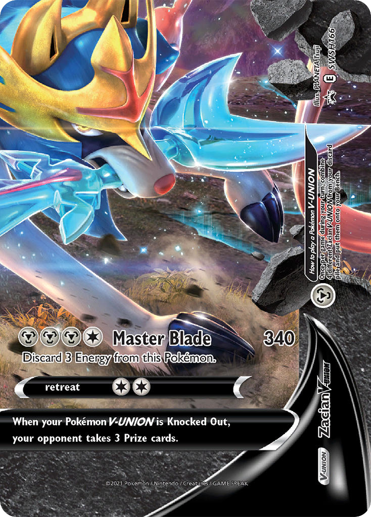 Zacian V-UNION — SWSH: Sword & Shield Promo Cards #SWSH166
