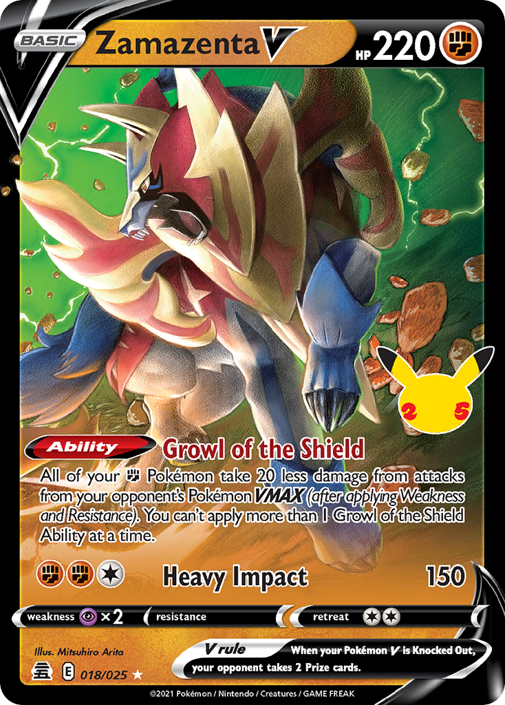 Zamazenta V — Celebrations #018/025