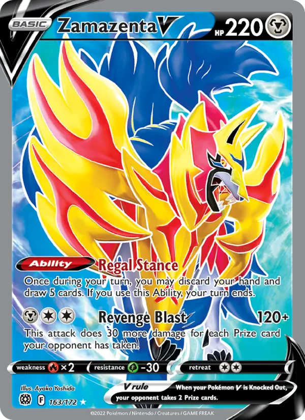 Zamazenta V (Full Art) — SWSH09: Brilliant Stars #163/172