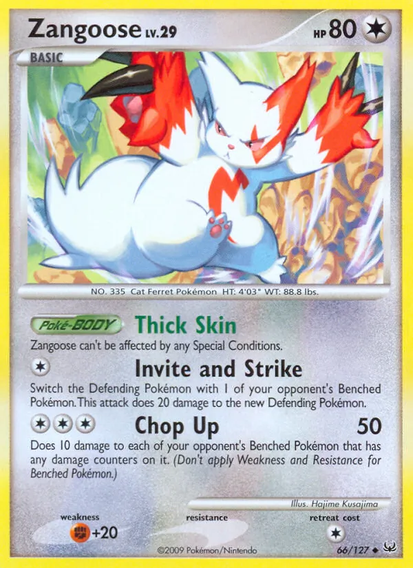 Zangoose — Platinum #66/127