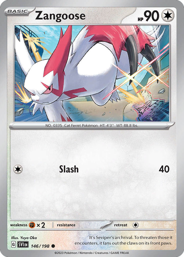 Zangoose — SV01: Scarlet & Violet Base Set #146/198