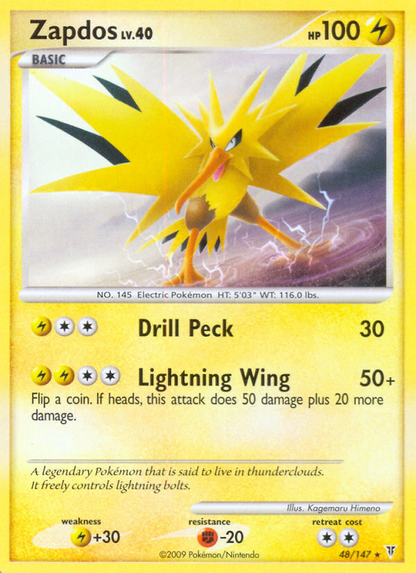 Zapdos (48) — Supreme Victors #48