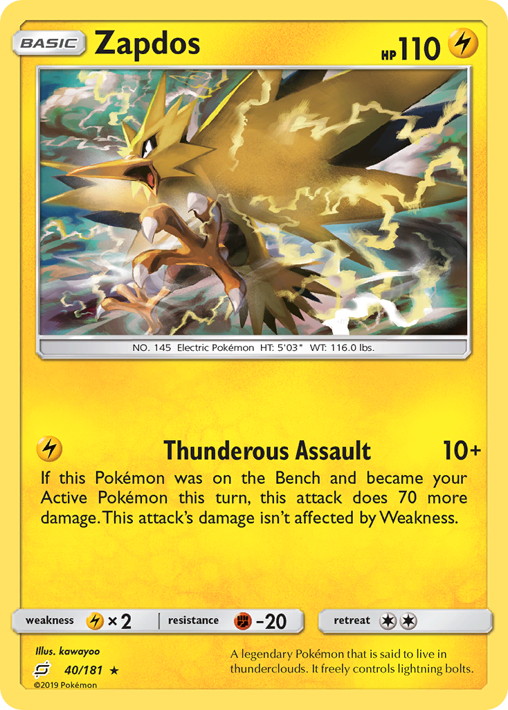 Zapdos — Deck Exclusives #040/181