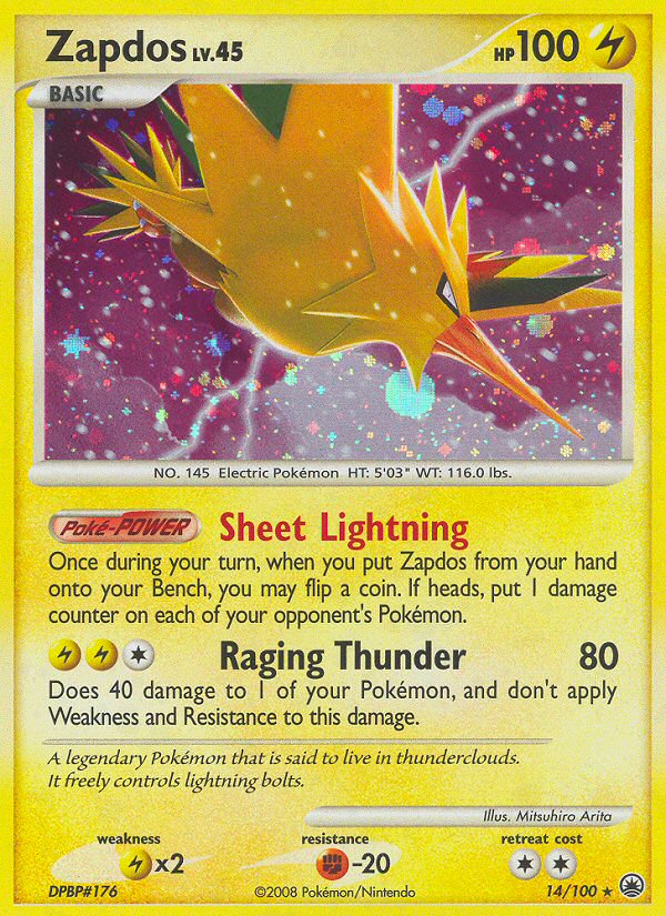 Zapdos — Majestic Dawn #14/100