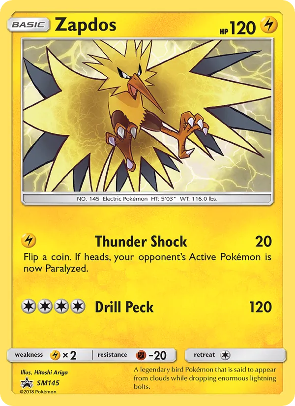 Zapdos — SM Promos #SM145