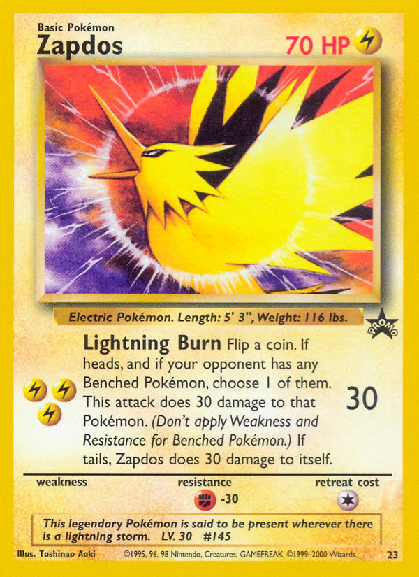 Zapdos — WoTC Promo #23/53