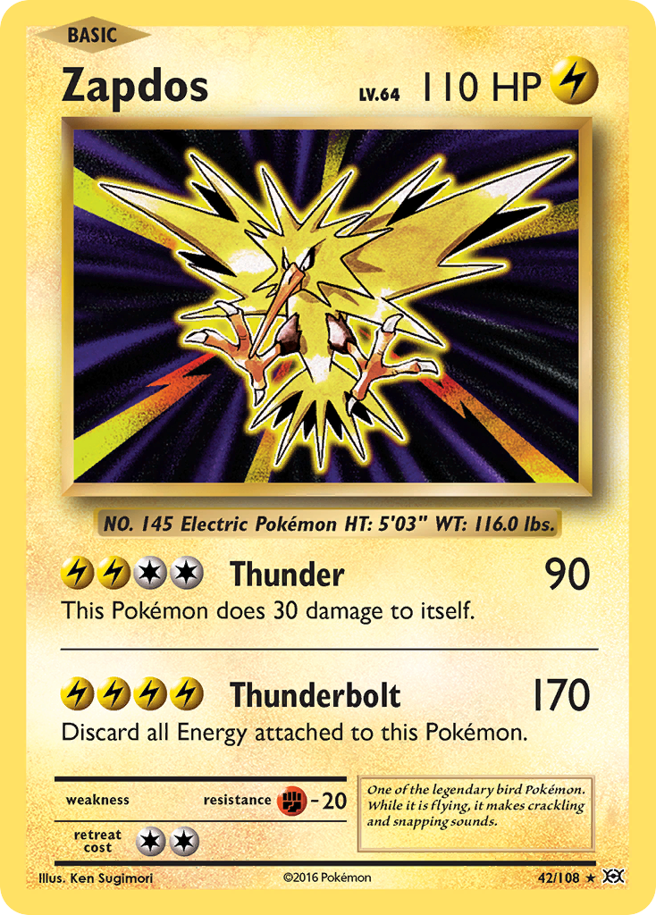 Zapdos — XY - Evolutions #42/108