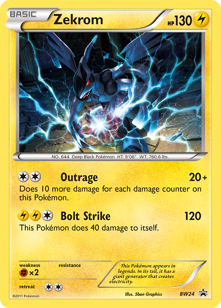 Zekrom — Black and White Promos #BW24