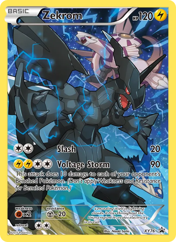 Zekrom (Full Art Promo) — XY Promos #XY76