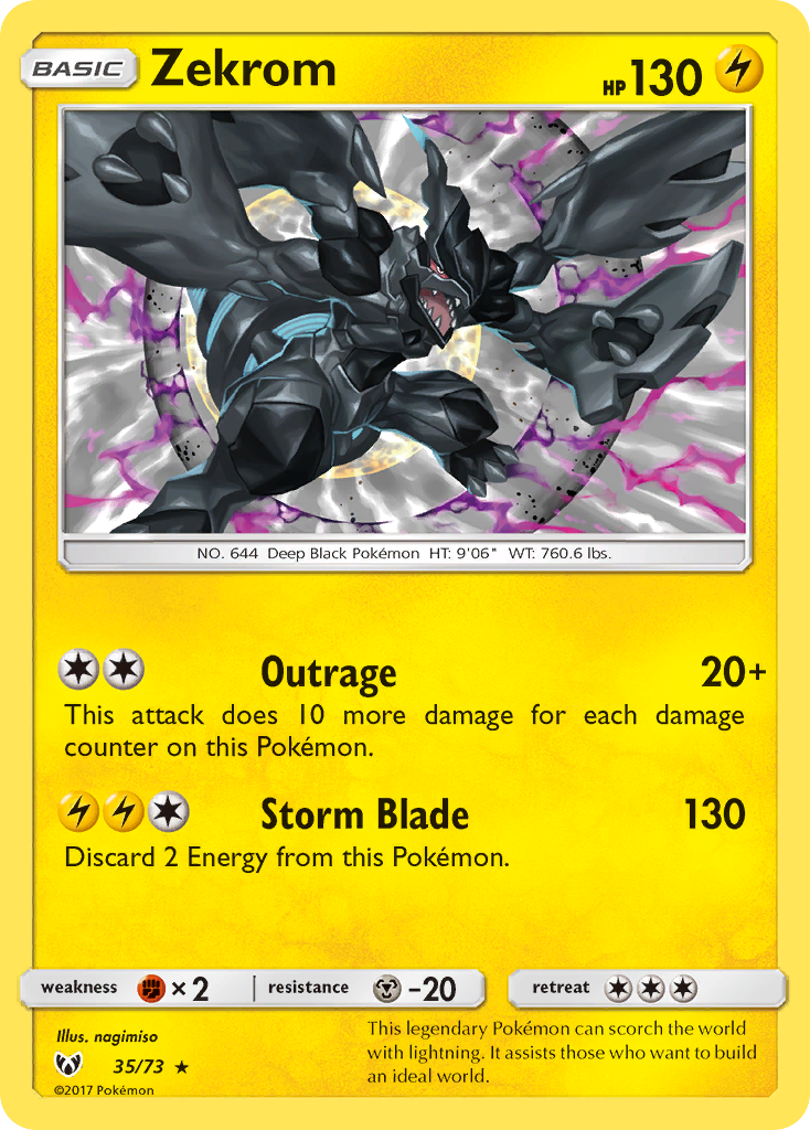 Zekrom — Shining Legends #35/73
