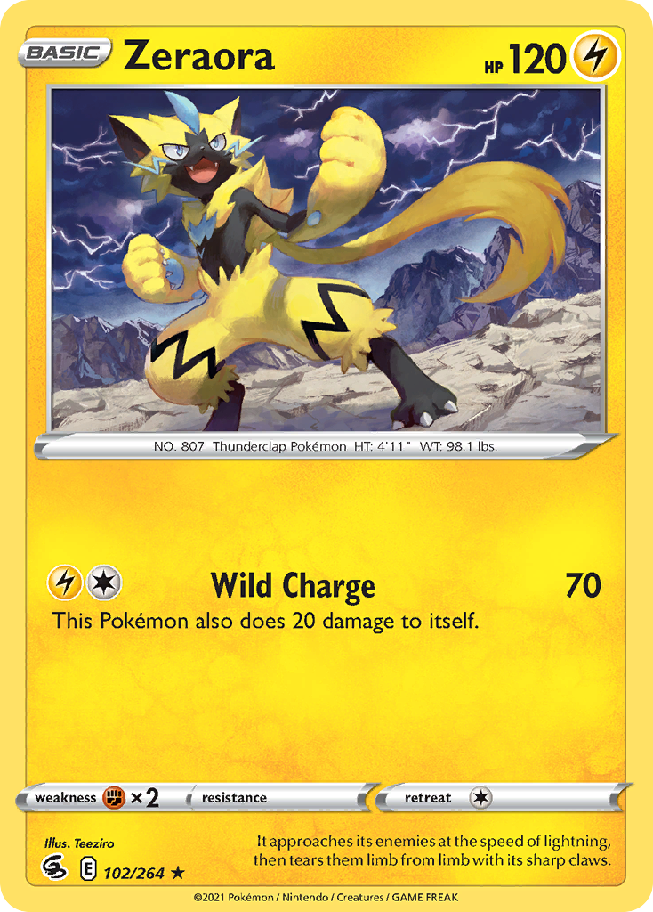Zeraora — Battle Academy 2022 #102/264