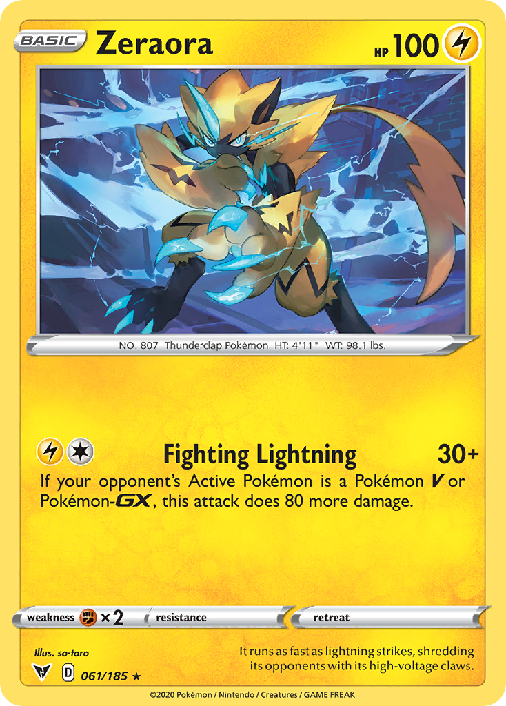 Zeraora — Miscellaneous Cards & Products #061/185