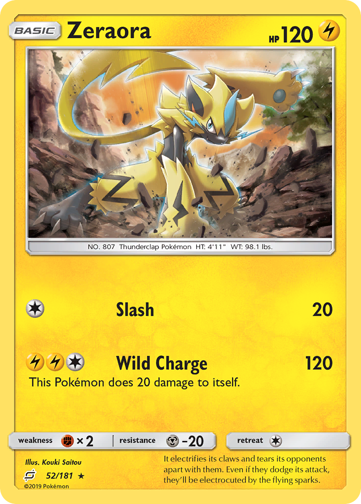 Zeraora — SM - Team Up #52/181