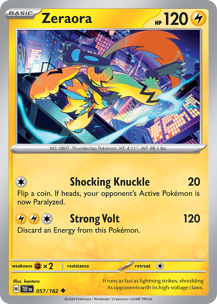 Zeraora — SV05: Temporal Forces #057/162