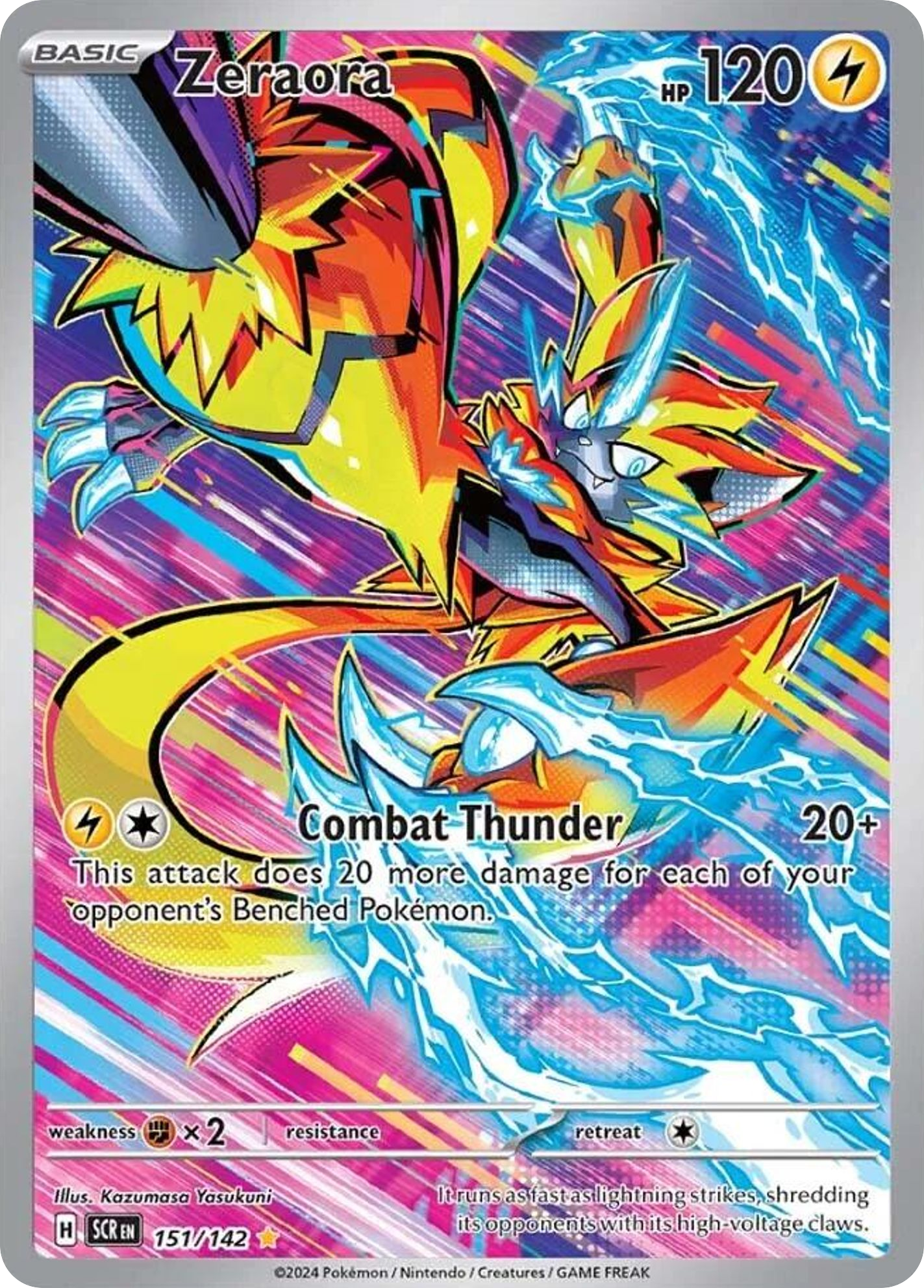 Zeraora — SV07: Stellar Crown #151/142