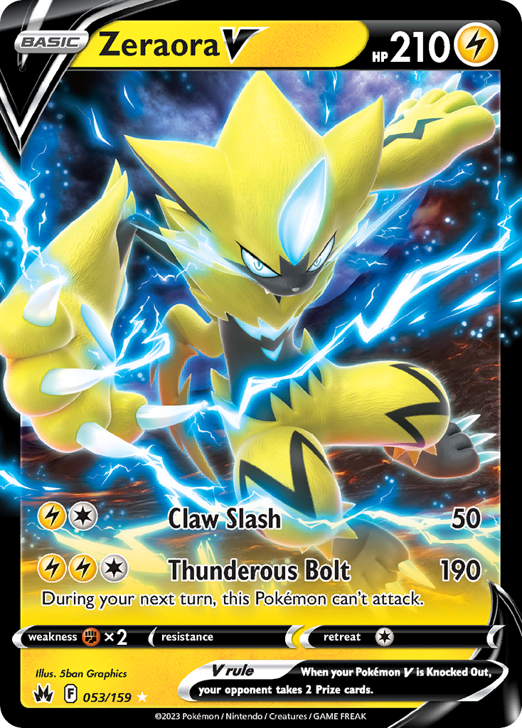 Zeraora V — SWSH: Crown Zenith #053/159