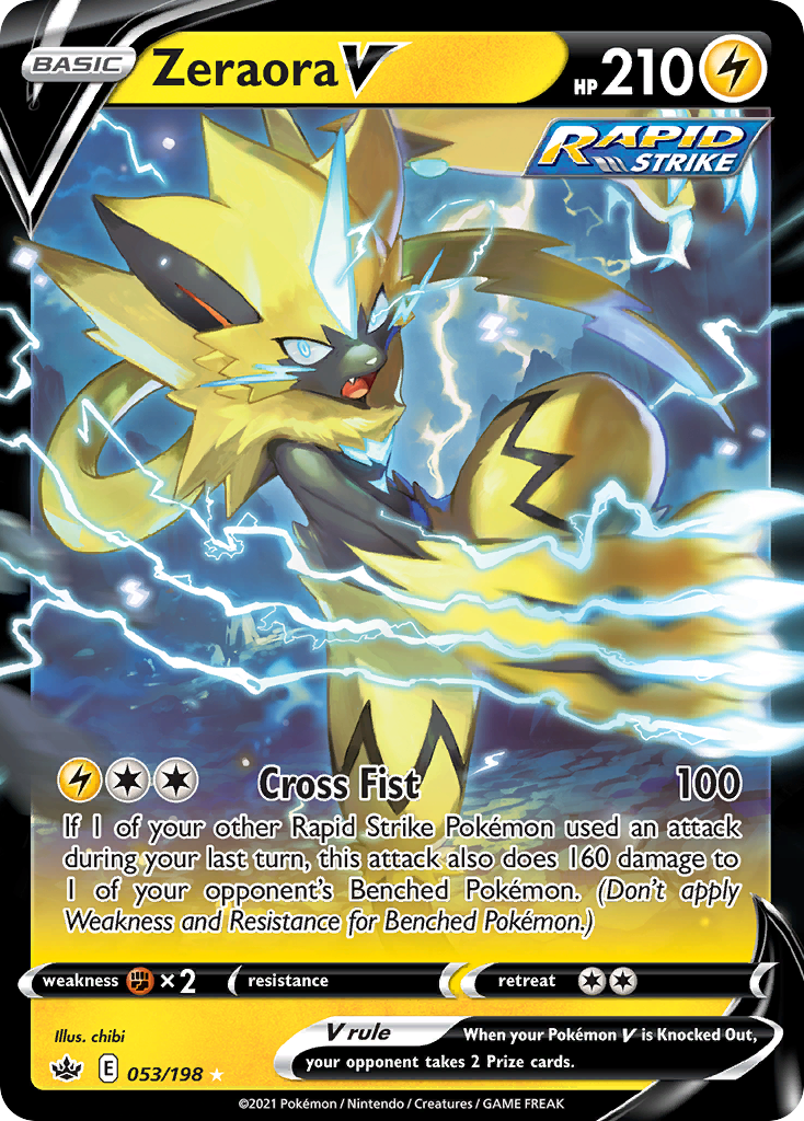 Zeraora V — SWSH06: Chilling Reign #053/198