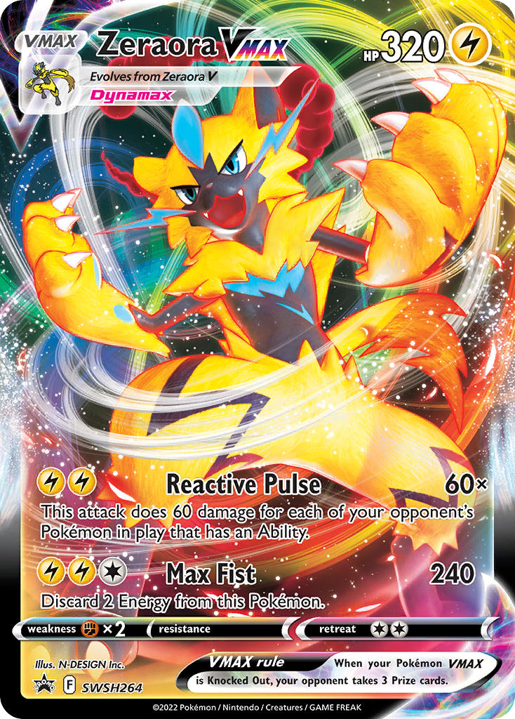 Zeraora VMAX — SWSH: Sword & Shield Promo Cards #SWSH264