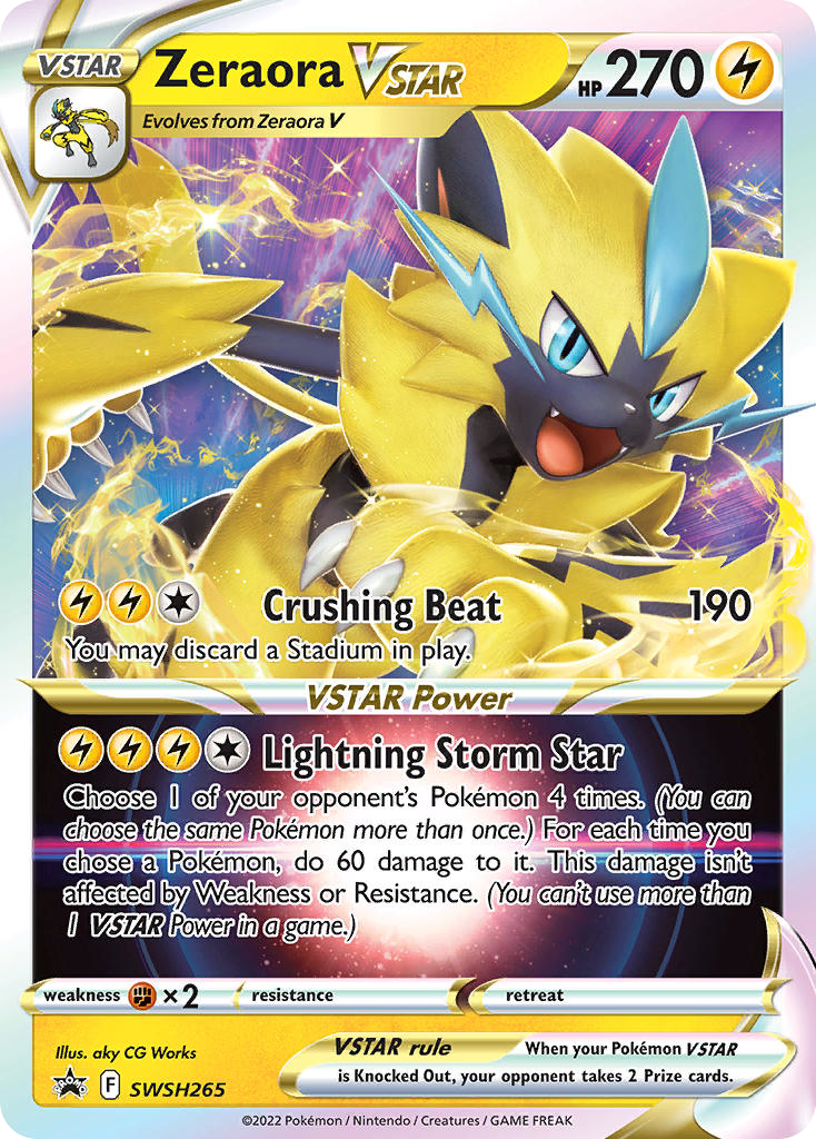 Zeraora VSTAR — SWSH: Sword & Shield Promo Cards #SWSH265