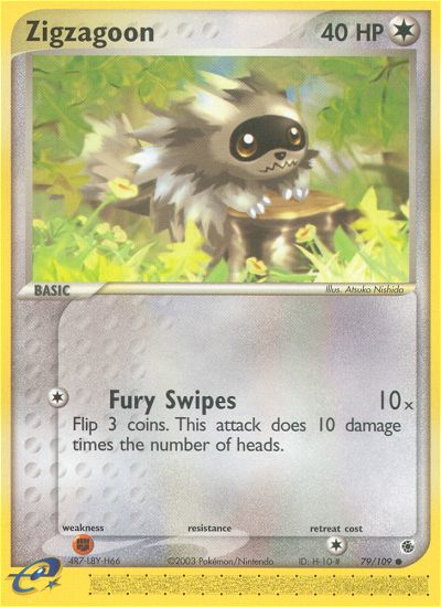 Zigzagoon — Ruby and Sapphire #79/109