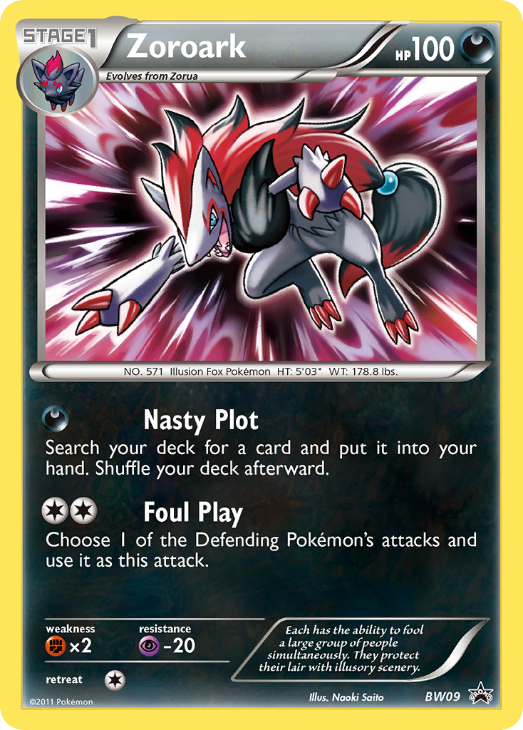 Zoroark — Black and White Promos #BW09