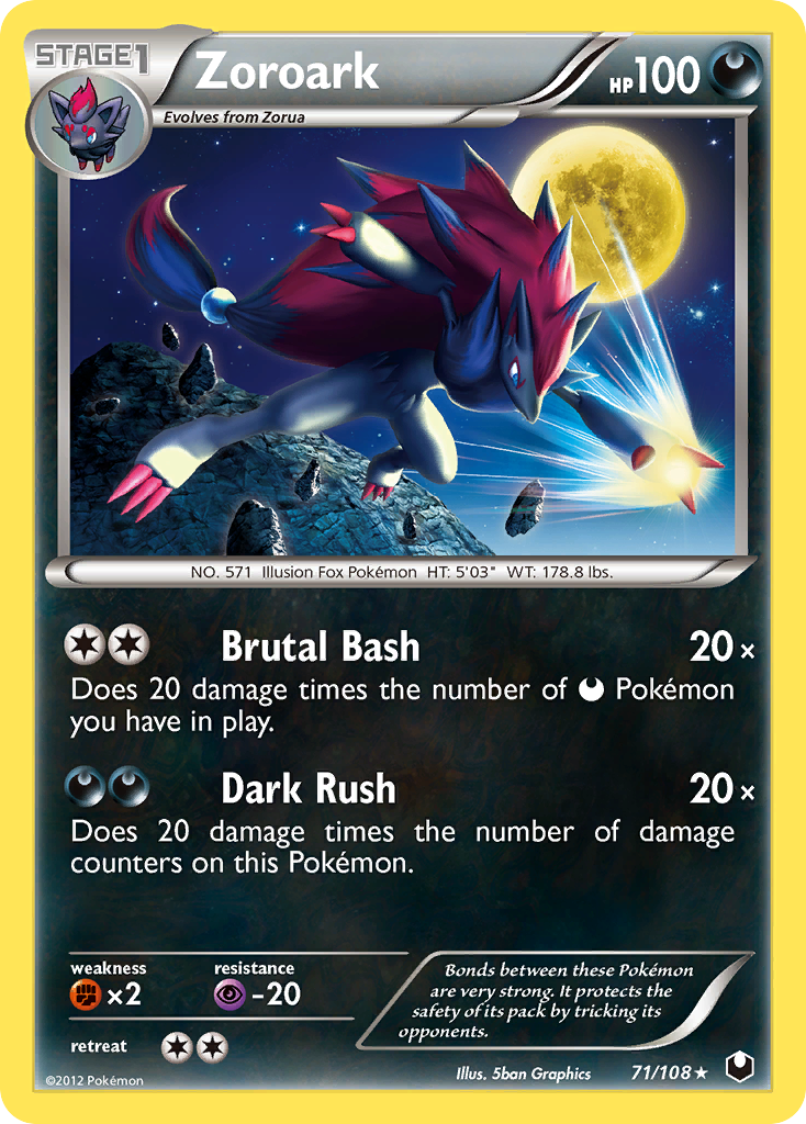 Zoroark — Dark Explorers #71/108