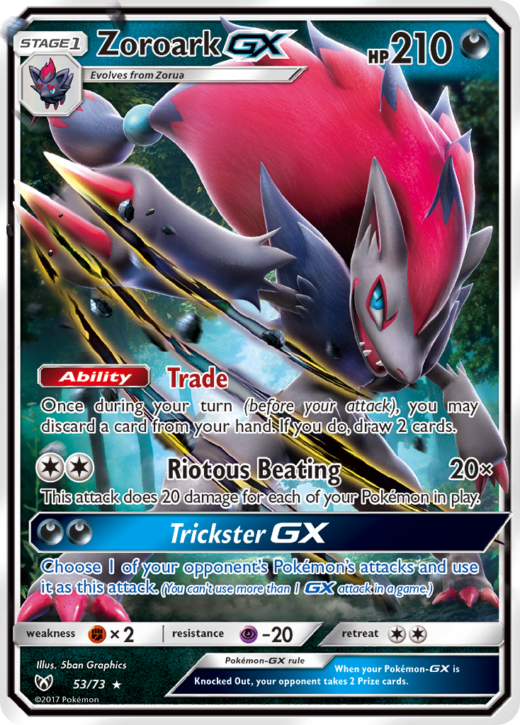 Zoroark GX — Shining Legends #53/73
