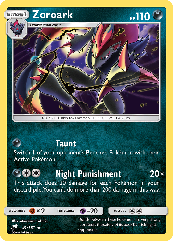 Zoroark — SM - Team Up #91/181