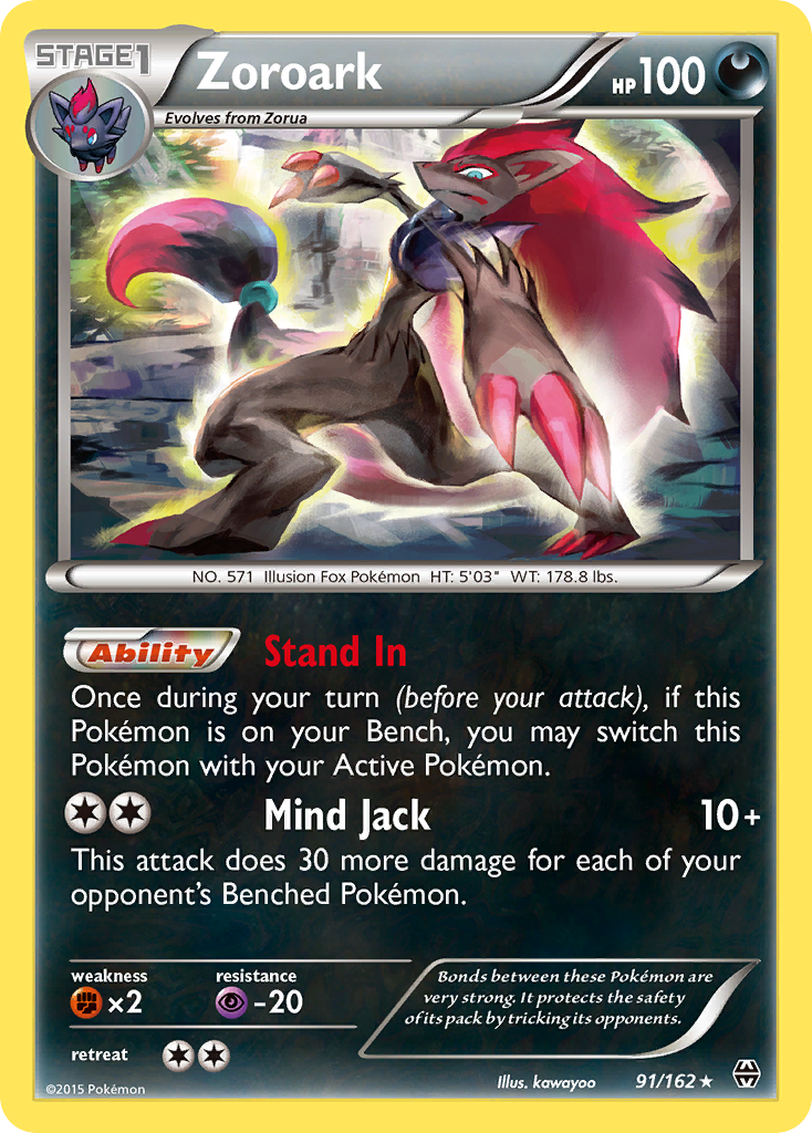 Zoroark — XY - BREAKthrough #91/162
