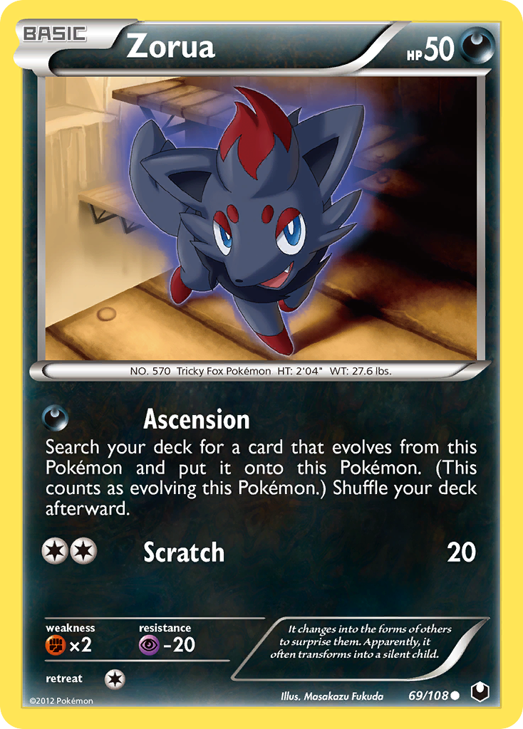 Zorua (69) — Dark Explorers #69/108