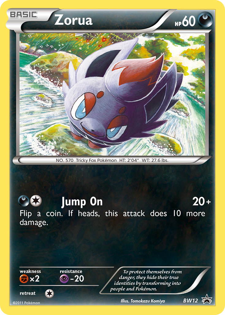 Zorua — Black and White Promos #BW12