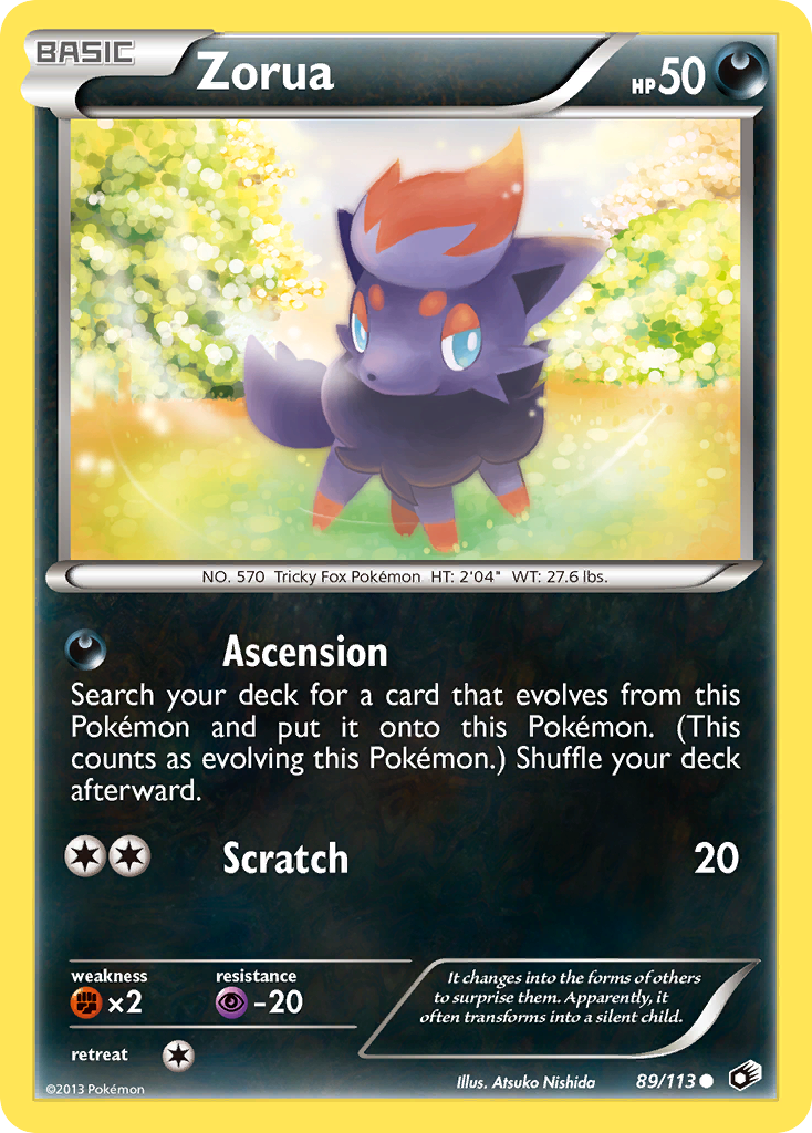 Zorua — Legendary Treasures #89/113