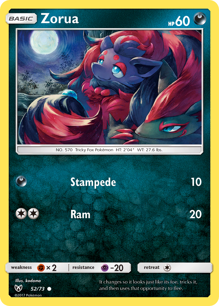 Zorua — Shining Legends #52/73