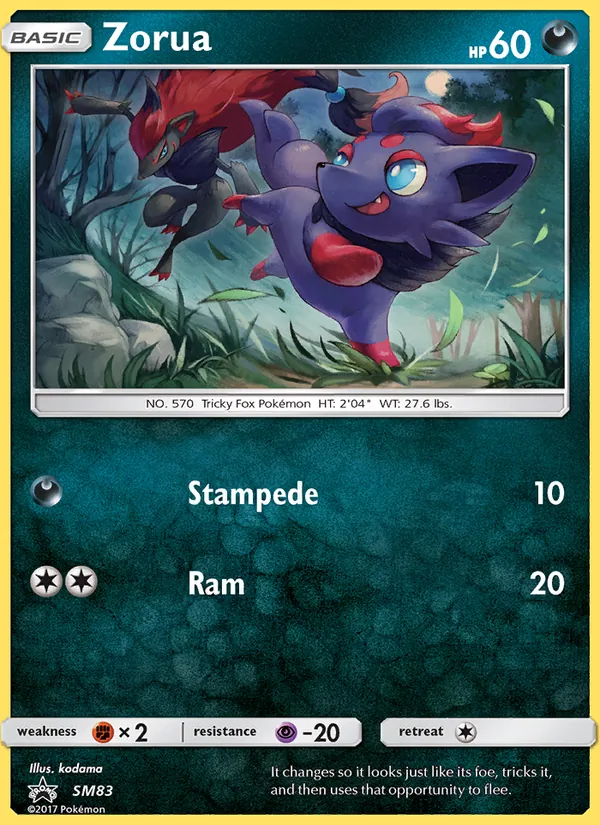 Zorua — SM Promos #SM83