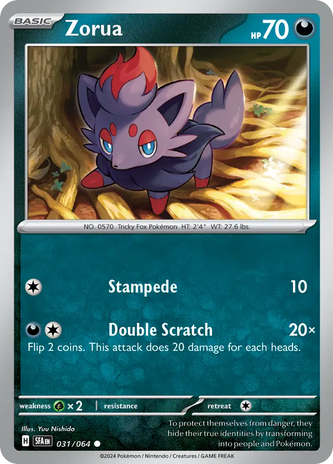 Zorua — SV: Shrouded Fable #031/064