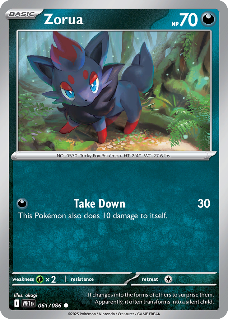 Zorua — SV: White Flare #061/086