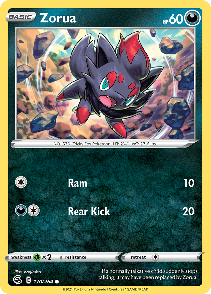 Zorua — SWSH08: Fusion Strike #170/264
