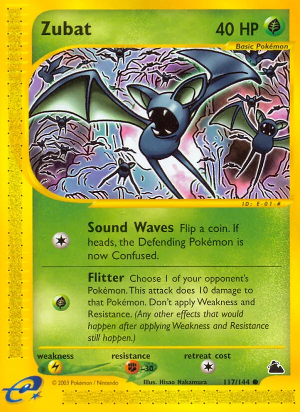 Zubat (117) — Skyridge #117/144