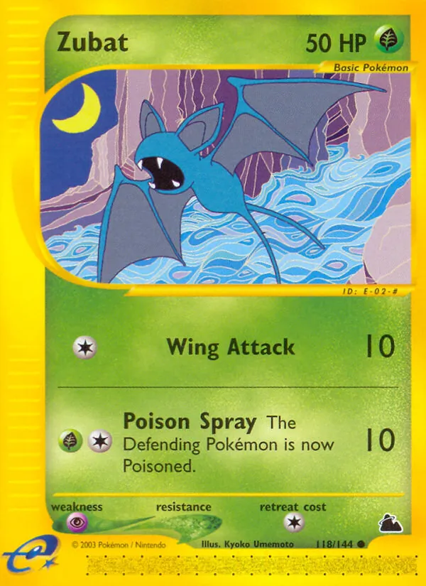 Zubat (118) — Skyridge #118/144