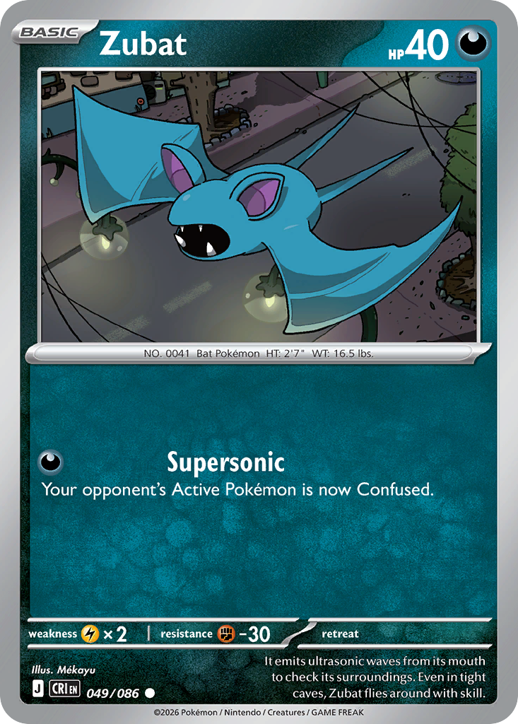 Zubat — ME04: Chaos Rising #049/086