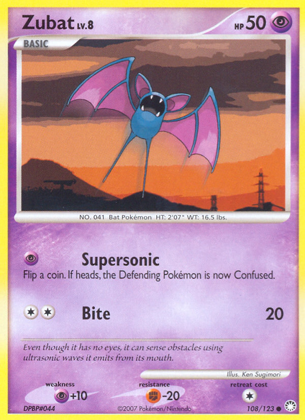 Zubat — Mysterious Treasures #108/123