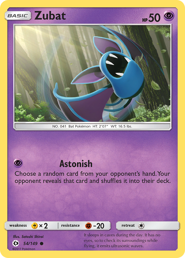 Zubat — SM Base Set #54/149